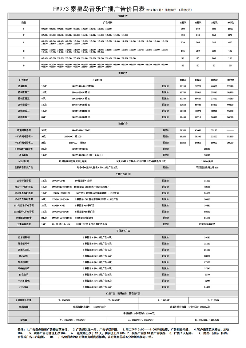 秦皇岛音乐广播广告(图2)