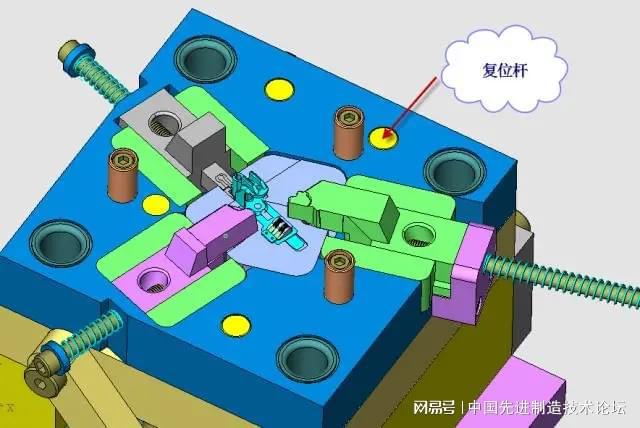 这套汽车传感器支架精密模具如何设计？(图12)