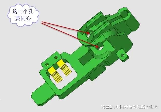 这套汽车传感器支架精密模具如何设计？(图2)