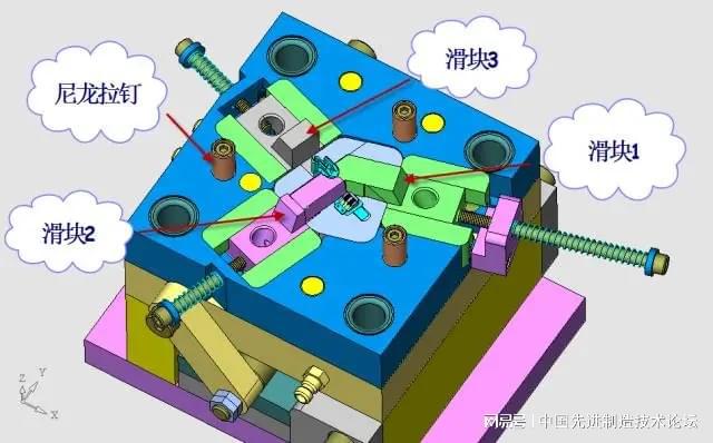 这套汽车传感器支架精密模具如何设计？(图11)