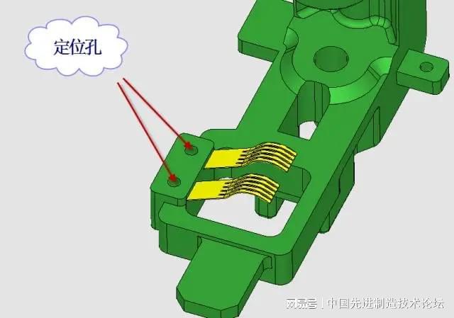 这套汽车传感器支架精密模具如何设计？(图3)