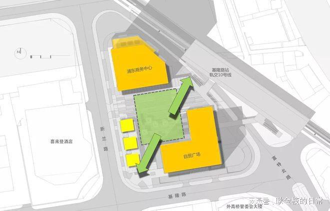 上海外高桥保税区浦东商务中心＋自贸广场江欢成设计(图1)