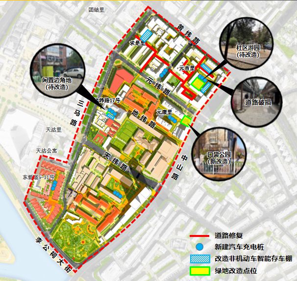城事改造平面图公示！天津这个老片区城市更新有进展！(图8)