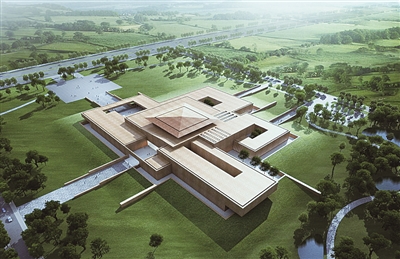 二里头遗址博物馆建筑设计方案基本理念：华夏之源最早中国(图1)