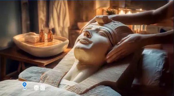 携程双11脑洞广告埃及法老做spa笑嘻了(图9)