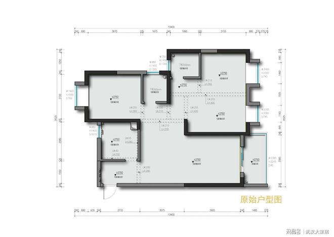 夏文【现代简约-滠水春晓】武汉城市室内设计大赛获奖作品(图1)