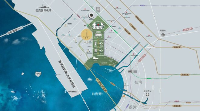 前海宝中【SCT湾流】现楼发售：建面108㎡-447㎡纯粹行政公(图6)
