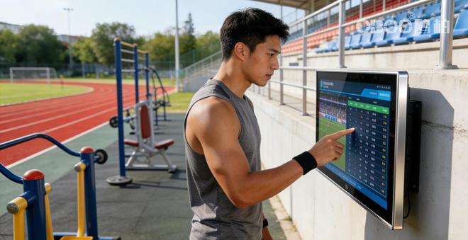 OBOO鸥柏丨75英寸户外广告机显示屏户外传媒适用城市地标(图5)